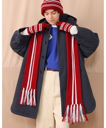 BEAMS BOY | INFIELDER DESIGN × BEAMS BOY / 別注 ボーダー マフラー(マフラー)