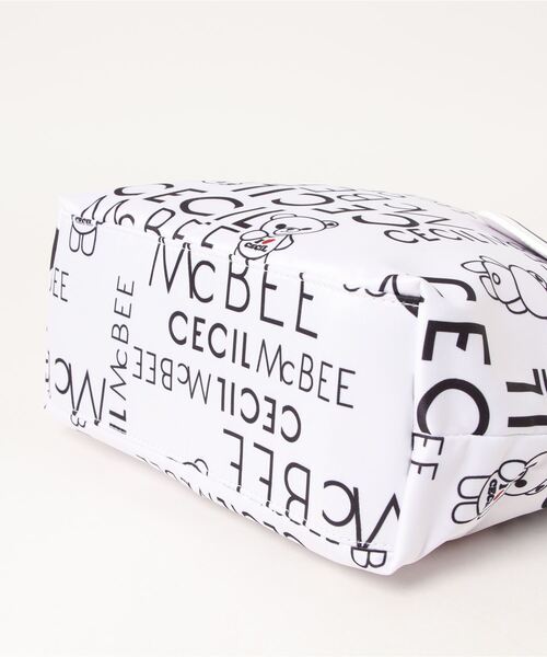 CECIL McBEE（セシルマクビー）の「【CECIL McBEE / セシルマクビー】 ベアランチトート WEB限定（トートバッグ・レディース・ブラック/ホワイト・FREE）」の6枚目の写真