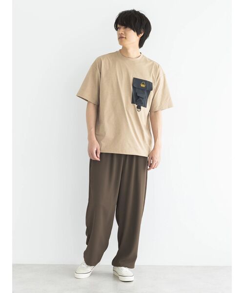 CRAFT STANDARD BOUTIQUE(クラフトスタンダードブティック)の「ポリトロワイドパンツ(その他パンツ・メンズ・ブラウン/カーキ/ブラック・L/M/XL)」の9枚目の写真