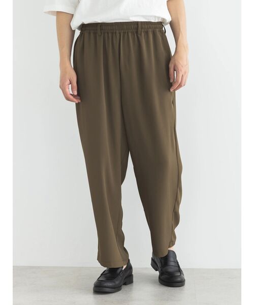CRAFT STANDARD BOUTIQUE(クラフトスタンダードブティック)の「ポリトロワイドパンツ(その他パンツ・メンズ・ブラウン/カーキ/ブラック・L/M/XL)」の16枚目の写真