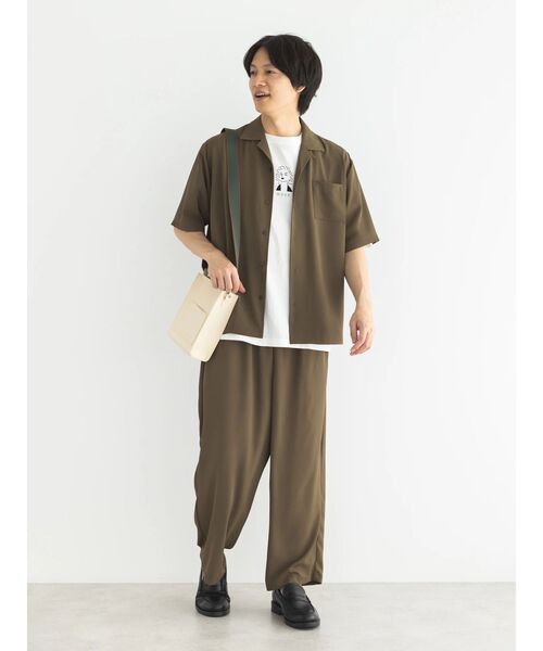 CRAFT STANDARD BOUTIQUE(クラフトスタンダードブティック)の「ポリトロワイドパンツ(その他パンツ・メンズ・ブラウン/カーキ/ブラック・L/M/XL)」の22枚目の写真