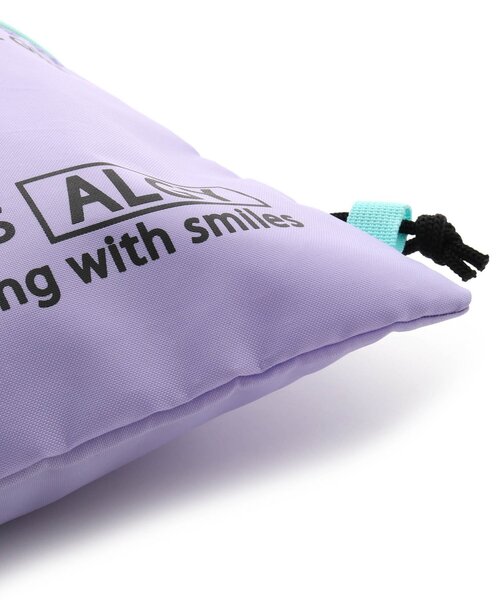 algy（アルジー）の「アルジーナップA（バックパック/リュック・キッズ・ブラック/ラベンダー・FREE）」の4枚目の写真