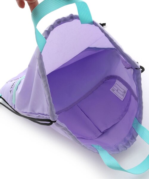 algy（アルジー）の「アルジーナップA（バックパック/リュック・キッズ・ブラック/ラベンダー・FREE）」の6枚目の写真