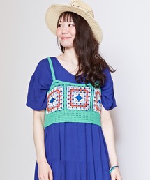 【チャイハネ】スクエアクロッシュキャミ