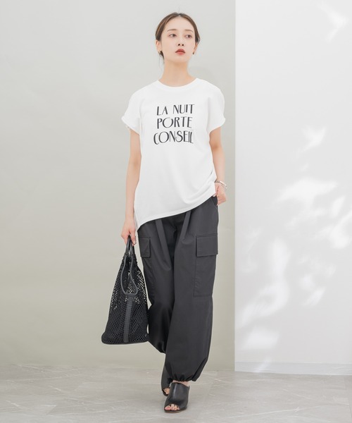 tシャツ 「KATHARINE ROSS」パールロゴボックスTEE レディース KATHARINE ROSS（キャサリンロス）の「【KATHARINE ROSS】パール