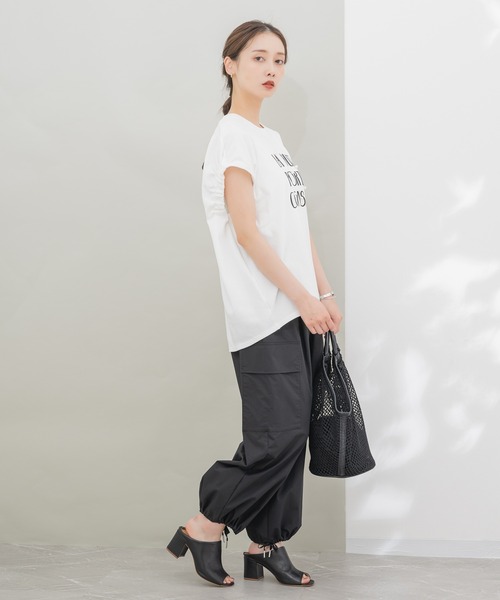 tシャツ 「KATHARINE ROSS」パールロゴボックスTEE レディース KATHARINE ROSS（キャサリンロス）の「【KATHARINE ROSS】パール