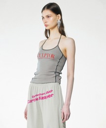 SCULPTOR | Classic Logo Halter Top/クラシックロゴホルタートップ(キャミソール)