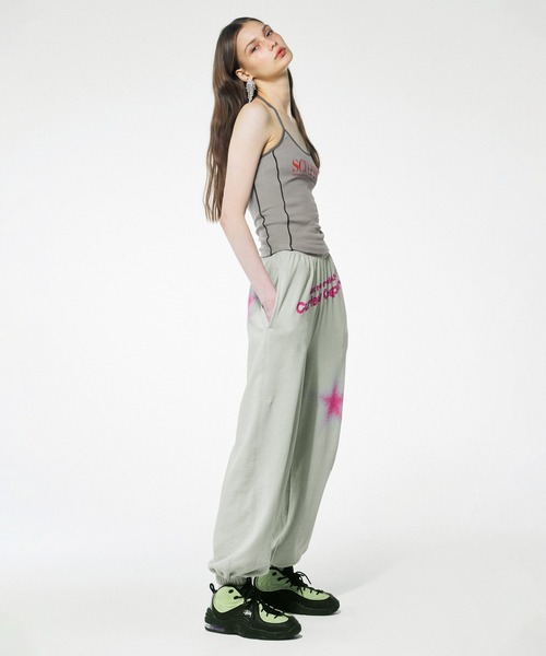 SCULPTOR（スカルプター）の「Classic Logo Halter Top/クラシックロゴホルタートップ（キャミソール・レディース・ホワイト/モカ/グレー・MEDIUM）」の6枚目の写真