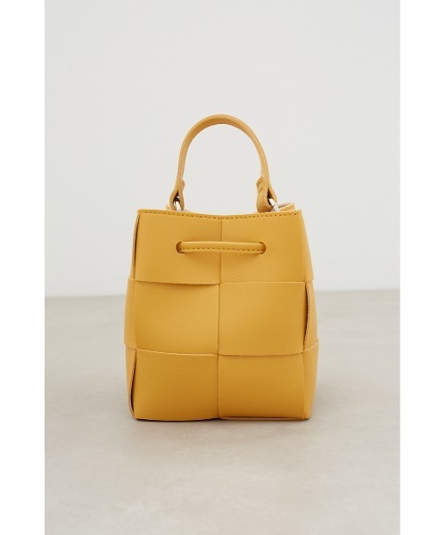 AZUL by moussy（アズールバイマウジー）の「イントレチャートポシェットバッグ（ショルダーバッグ・レディース・ブラック/イエロー/アイボリー・FREE）」の12枚目の写真