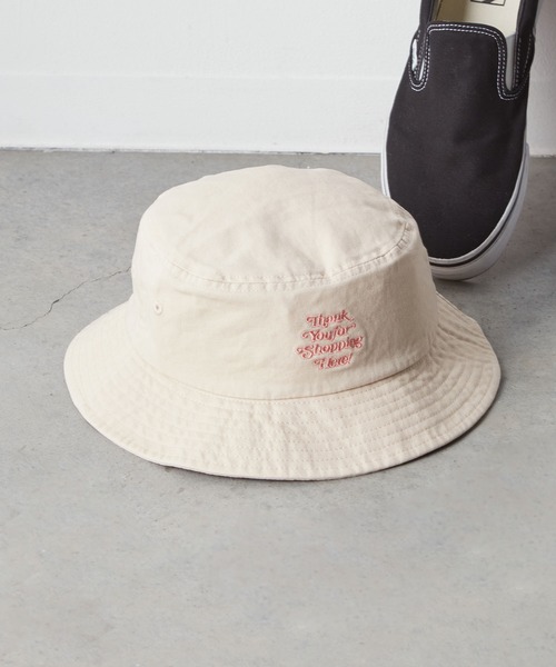 FRUIT OF THE LOOM（フルーツオブザルーム）の「【FRUIT OF THE LOOM】Pigment BUCKET HAT/バケットハット/ピグメント（ハット・メンズ・ブラウン/ブルー/ベージュ/チャコール/アイボリー・FREE）」の2枚目の写真