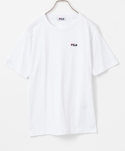FILA フィラ ワンポイント刺繍Tシャツ（Tシャツ/カットソー）｜FILA