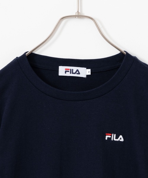 FILA(フィラ)の「FILA フィラ ワンポイント刺繍Tシャツ(Tシャツ/カットソー・レディース・ネイビー/ブラック/ホワイト・L/M)」の5枚目の写真