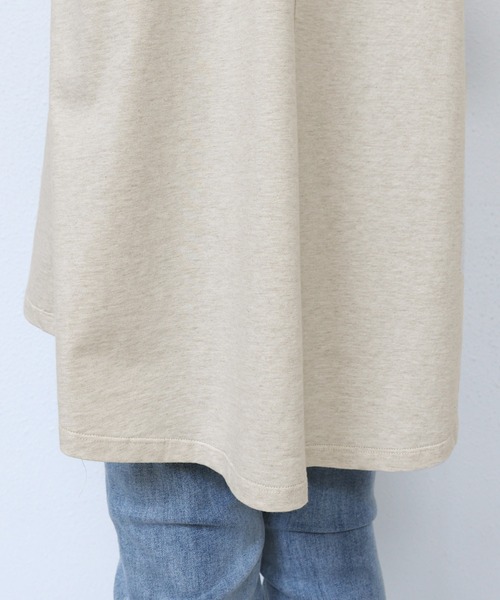 andme(アンドミー)の「ロゴプリントフレンチスリーブTシャツ(Tシャツ/カットソー・レディース・ブラック/オートミール/グレー/オフホワイト/ベージュ・M)」の14枚目の写真