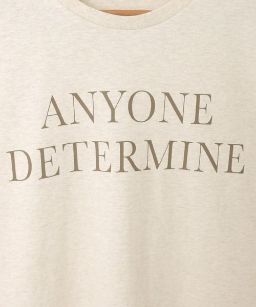 andme(アンドミー)の「ロゴプリントフレンチスリーブTシャツ(Tシャツ/カットソー・レディース・ブラック/オートミール/グレー/オフホワイト/ベージュ・M)」の17枚目の写真