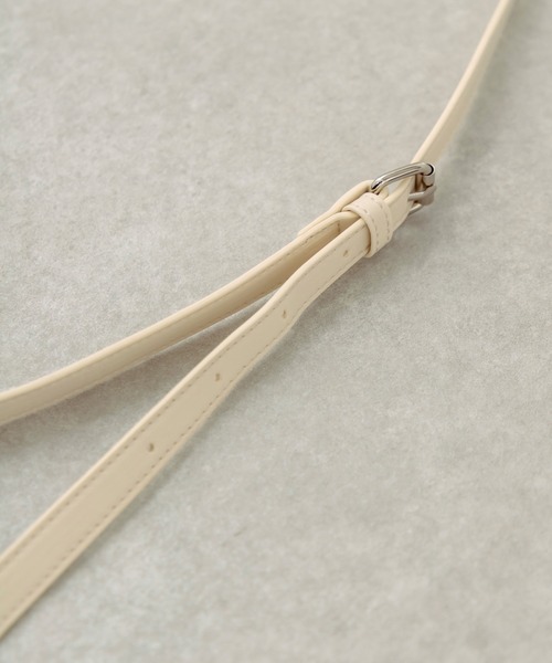 OLIVE des OLIVE（オリーブデオリーブ）の「チェーンハンドル付きホーボーバッグ　1031120220（ショルダーバッグ・レディース・アイボリー/ブラック・FREE）」の19枚目の写真