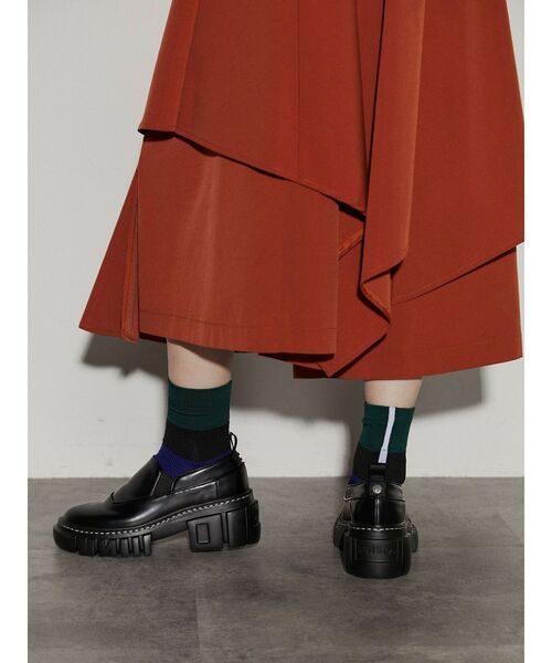 UN3D.（アンスリード）の「バックラインカラーブロックソックス（ソックス/靴下・レディース・ブラウン/グリーン/イエロー・FREE）」の12枚目の写真