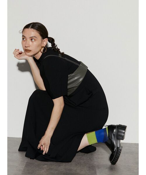 UN3D.（アンスリード）の「バックラインカラーブロックソックス（ソックス/靴下・レディース・ブラウン/グリーン/イエロー・FREE）」の17枚目の写真