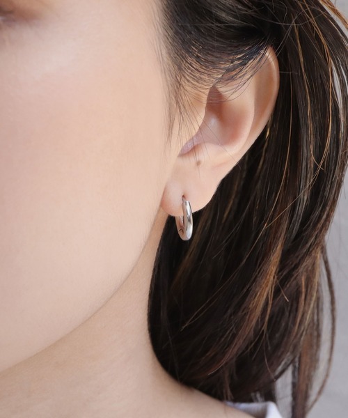 セール】blackdia ocean 金属アレルギー対応 ステンレスフープピアス