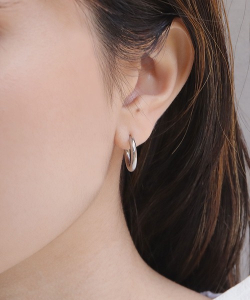 セール】blackdia ocean 金属アレルギー対応 ステンレスフープピアス