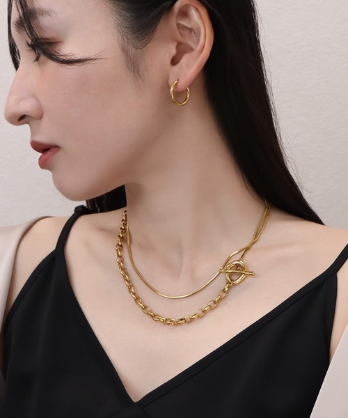 blackdia ocean（ブラックダイヤオーシャン）の「blackdia ocean 金属アレルギー対応 ステンレスフープピアス 両耳 つけっぱなし（ピアス（両耳用）・レディース・シルバー/ブラック/ピンクゴールド/ゴールド・#8/#10/#12/#16/#14）」の21枚目の写真