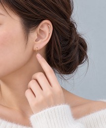 blackdia ocean（ブラックダイヤオーシャン）の「blackdia ocean 金属アレルギー対応 ステンレスフープピアス 両耳 つけっぱなし（ピアス（両耳用））」