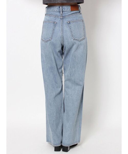 EVRIS（エヴリス）の「スクエアダメージワイドデニムパンツ（デニムパンツ・レディース・インディゴブルー/ライトブルー・MEDIUM/SMALL）」の17枚目の写真