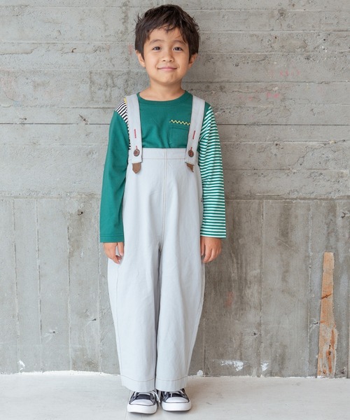 RAGMART（ラグマート）の「サロペット（サロペット/オーバーオール・キッズ・カーキ/ネイビー・120cm/100cm/110cm/130cm）」の9枚目の写真