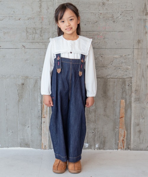 RAGMART（ラグマート）の「サロペット（サロペット/オーバーオール・キッズ・カーキ/ネイビー・120cm/100cm/110cm/130cm）」の5枚目の写真