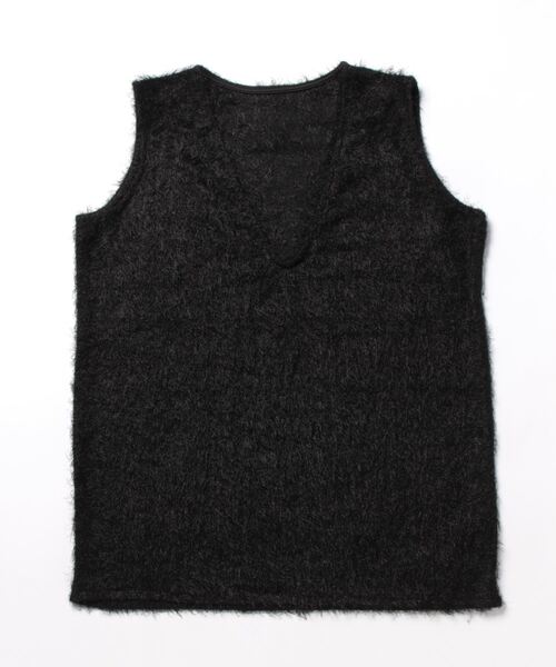 wee9s（ウィークス）の「mop vest / モップベスト（ベスト・レディース・アイボリー/ブラック・FREE）」の4枚目の写真