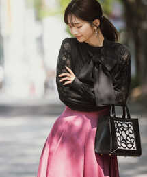 PROPORTION BODY DRESSING | ジョーゼットボウタイレースブラウス / 1213210804(シャツ/ブラウス)