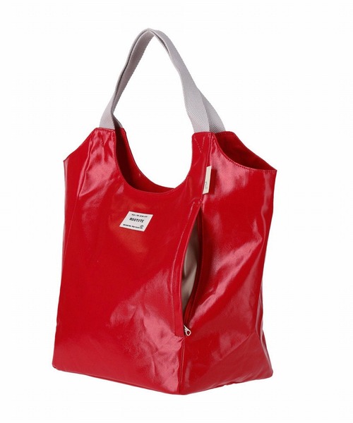 ROOTOTE（ルートート）の「ルートート/EU.ラウンド.ラミネート-G（トートバッグ・レディース・ベージュ/レッド/ブラック・FREE）」の16枚目の写真