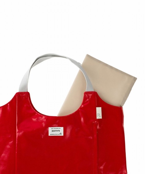 ROOTOTE（ルートート）の「ルートート/EU.ラウンド.ラミネート-G（トートバッグ・レディース・ベージュ/レッド/ブラック・FREE）」の19枚目の写真
