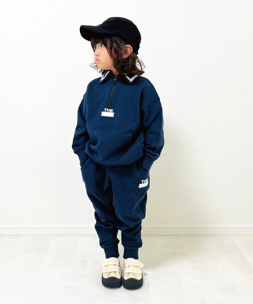 SKAPE（エスケープ）の「ｳﾗｹﾞﾜｲﾄﾞﾊﾟﾝﾂ（スウェットパンツ・キッズ・グレー/ネイビー/イエロー・90cm/100cm/110cm/120cm/130cm）」の4枚目の写真