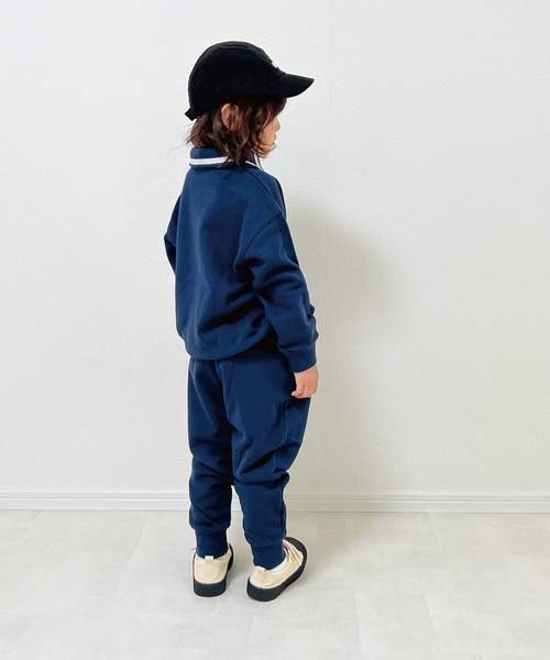 SKAPE（エスケープ）の「ｳﾗｹﾞﾜｲﾄﾞﾊﾟﾝﾂ（スウェットパンツ・キッズ・グレー/ネイビー/イエロー・90cm/100cm/110cm/120cm/130cm）」の5枚目の写真