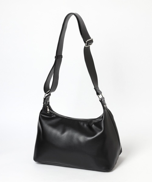 PBLIM（ページボーイリム）の「PBLIM/フェイクレザークロスバック（ショルダーバッグ・レディース・ホワイト/ブラック・FREE）」の11枚目の写真