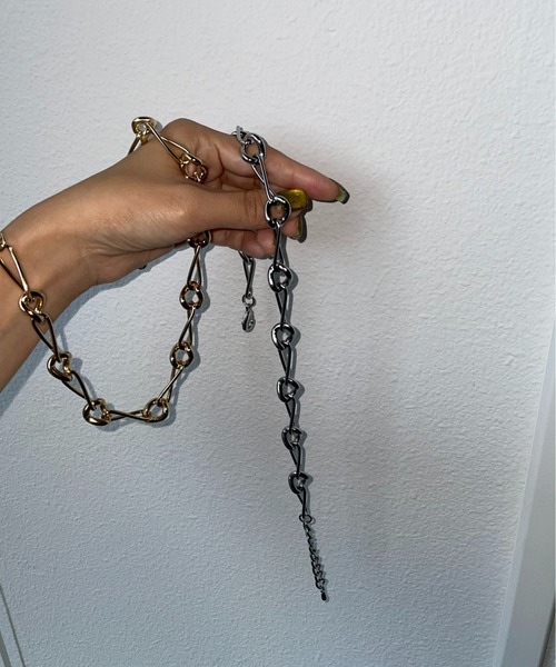 AIC.（エーアイシー）の「チェーンデザインネックレス（ネックレス・レディース・ゴールド/シルバー・FREE）」の4枚目の写真