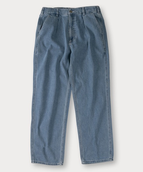 TIMELY WARNING（タイムリーワーニング）の「ワンタックルーズデニムパンツ/ワイドテーパード/ワイドシルエット（デニムパンツ・メンズ・ブラック/ブルー/ブラック系その他・XL/M/L）」の10枚目の写真