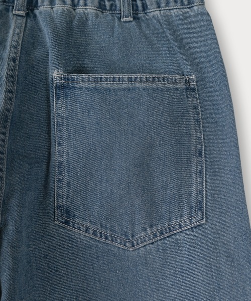 TIMELY WARNING（タイムリーワーニング）の「ワンタックルーズデニムパンツ/ワイドテーパード/ワイドシルエット（デニムパンツ・メンズ・ブラック/ブルー/ブラック系その他・XL/M/L）」の18枚目の写真