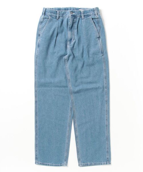 TIMELY WARNING（タイムリーワーニング）の「ワンタックルーズデニムパンツ/ワイドテーパード/ワイドシルエット（デニムパンツ・メンズ・ブラック/ブルー/ブラック系その他・XL/M/L）」の20枚目の写真