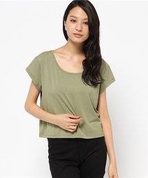 AZUL by moussy | ファイン40/-TRPu天竺クロプド半袖PO(Tシャツ/カットソー)