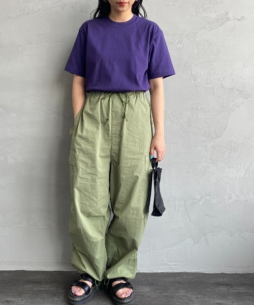 HANES（ヘインズ）の「【WEB限定】[HANES/ヘインズ] BEEFY 無地 ショートスリーブパックT（Tシャツ/カットソー・レディース・ホワイト/レッド/ダークグレー/ネイビー/パープル/ブラック/オリーブ/グレー/ダークグリーン・S/M/L/XL/XS）」の8枚目の写真