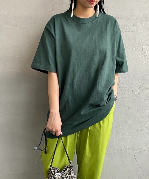 HANES（ヘインズ）の「【WEB限定】[HANES/ヘインズ] BEEFY 無地 ショートスリーブパックT（Tシャツ/カットソー・レディース・ホワイト/レッド/ダークグレー/ネイビー/パープル/ブラック/オリーブ/グレー/ダークグリーン・S/M/L/XL/XS）」の5枚目の写真