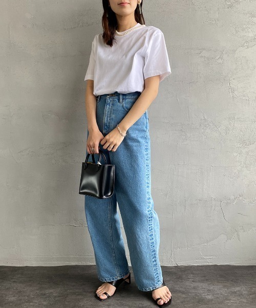HANES（ヘインズ）の「【WEB限定】[HANES/ヘインズ] BEEFY 無地 ショートスリーブパックT（Tシャツ/カットソー・レディース・ホワイト/レッド/ダークグレー/ネイビー/パープル/ブラック/オリーブ/グレー/ダークグリーン・S/M/L/XL/XS）」の10枚目の写真