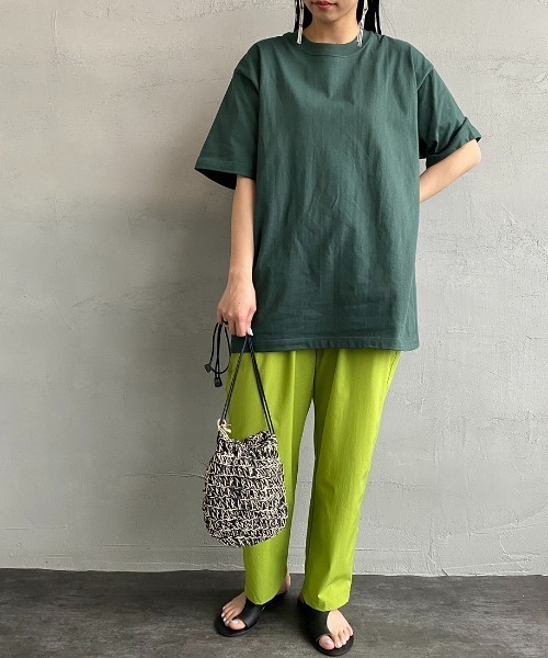 HANES（ヘインズ）の「【WEB限定】[HANES/ヘインズ] BEEFY 無地 ショートスリーブパックT（Tシャツ/カットソー・レディース・ホワイト/レッド/ダークグレー/ネイビー/パープル/ブラック/オリーブ/グレー/ダークグリーン・S/M/L/XL/XS）」の22枚目の写真