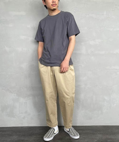 HANES（ヘインズ）の「【WEB限定】[HANES/ヘインズ] BEEFY 無地 ショートスリーブパックT（Tシャツ/カットソー・レディース・ホワイト/レッド/ダークグレー/ネイビー/パープル/ブラック/オリーブ/グレー/ダークグリーン・S/M/L/XL/XS）」の20枚目の写真