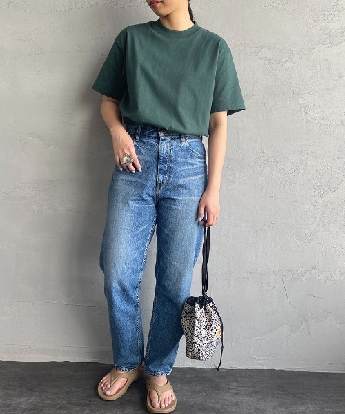 HANES（ヘインズ）の「【WEB限定】[HANES/ヘインズ] BEEFY 無地 ショートスリーブパックT（Tシャツ/カットソー・レディース・ホワイト/レッド/ダークグレー/ネイビー/パープル/ブラック/オリーブ/グレー/ダークグリーン・S/M/L/XL/XS）」の21枚目の写真