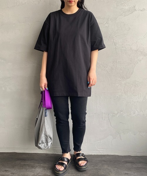 HANES（ヘインズ）の「【WEB限定】[HANES/ヘインズ] BEEFY 無地 ショートスリーブパックT（Tシャツ/カットソー・レディース・ホワイト/レッド/ダークグレー/ネイビー/パープル/ブラック/オリーブ/グレー/ダークグリーン・S/M/L/XL/XS）」の13枚目の写真