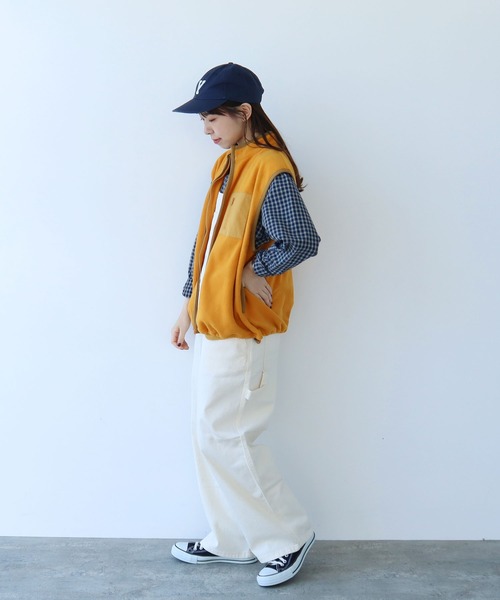 売れ筋商品|||PAR ICI パーリッシィ チェック/ストライプ スタンドシャツ PAR ICI（パーリッシィ）の「チェック/ストライプ スタンド