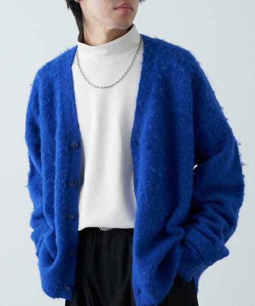 COLONY 2139（コロニートゥーワンスリーナイン）の「ストレッチリブモックネック長袖（Tシャツ/カットソー・メンズ・ブラック/ライトグレー/アイボリー/モカ・LARGE/MEDIUM）」の2枚目の写真