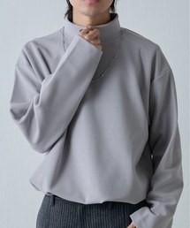 COLONY 2139 | ストレッチリブモックネック長袖(Tシャツ/カットソー)